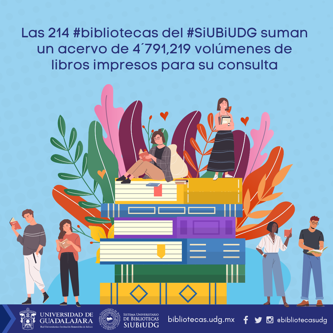 Acervo de las bibliotecas del SiUBiUDG